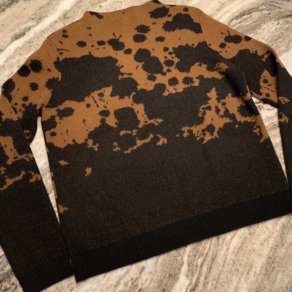 Burberry – Soft Wool Black and Brown Patterned Sweater Sz L. Excellent condition - Picture 9 of 9